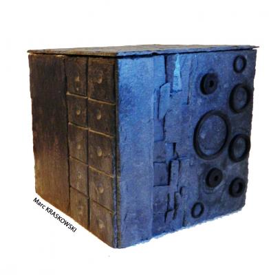 Cube - 15X15X15 cm - ardoise